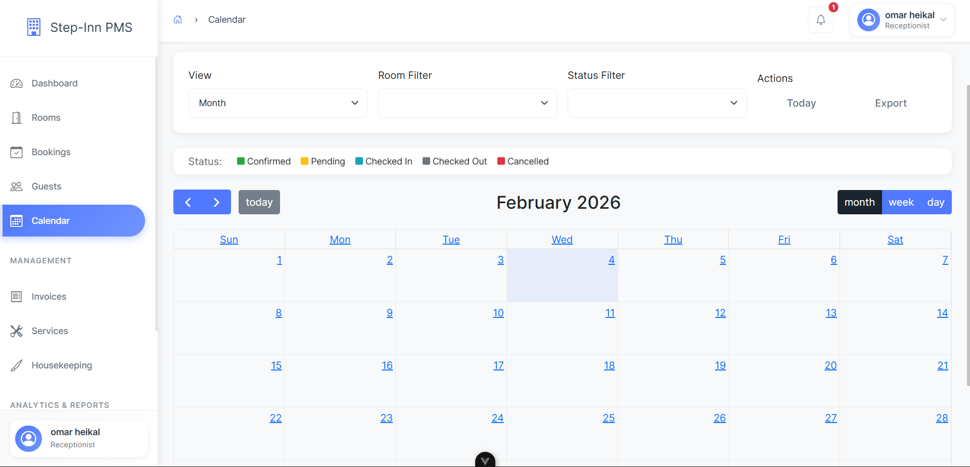 Step-Inn Hotel Management System - Image 12
