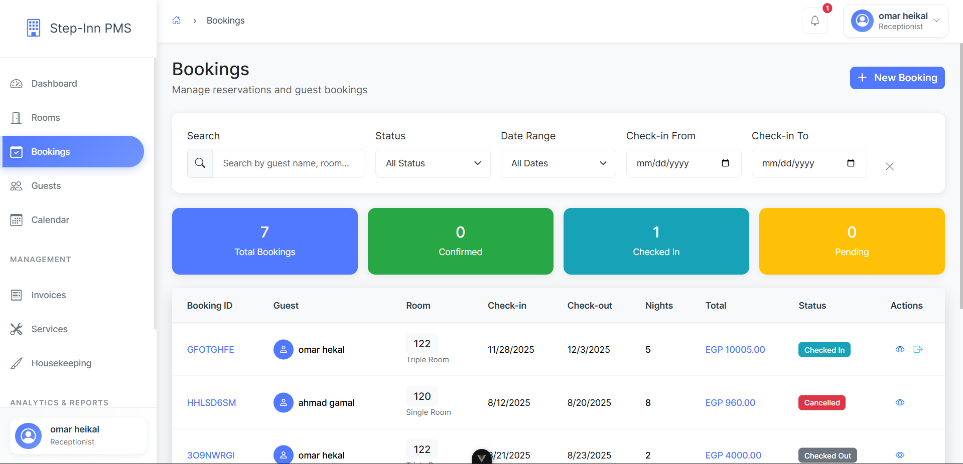 Step-Inn Hotel Management System - Image 13