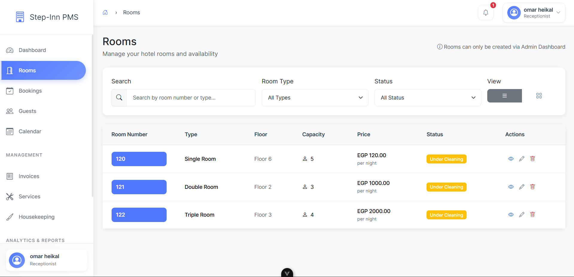 Step-Inn Hotel Management System - Image 14