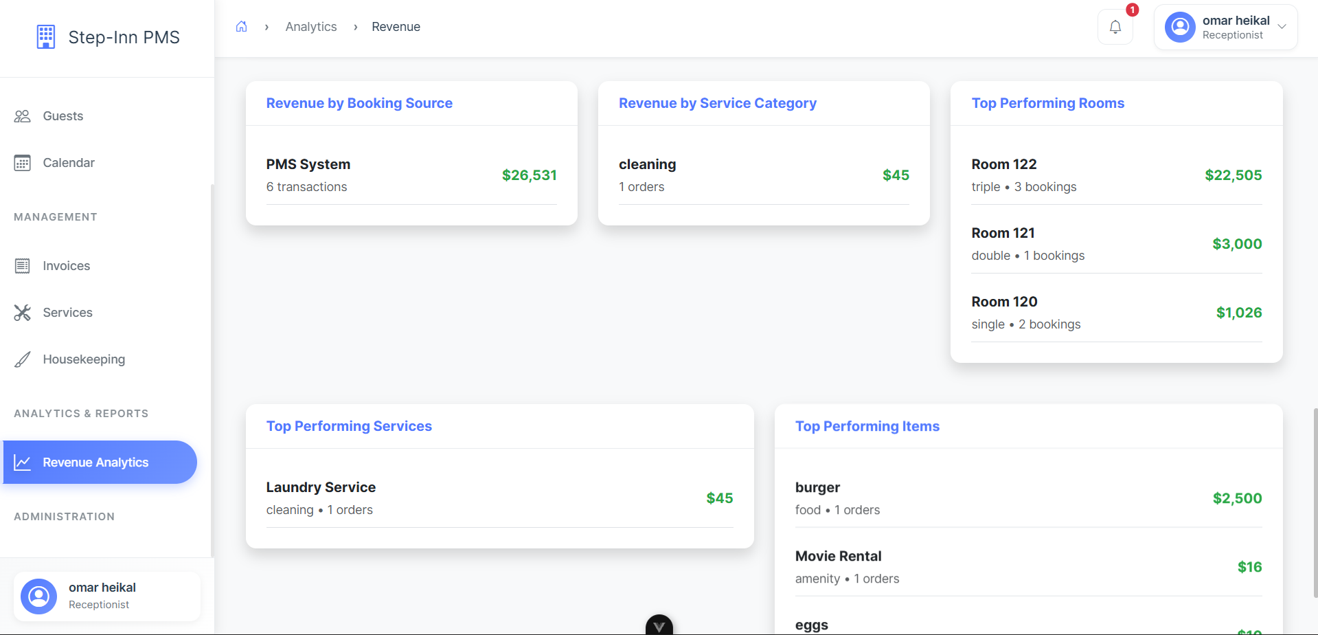 Step-Inn Hotel Management System - Image 6
