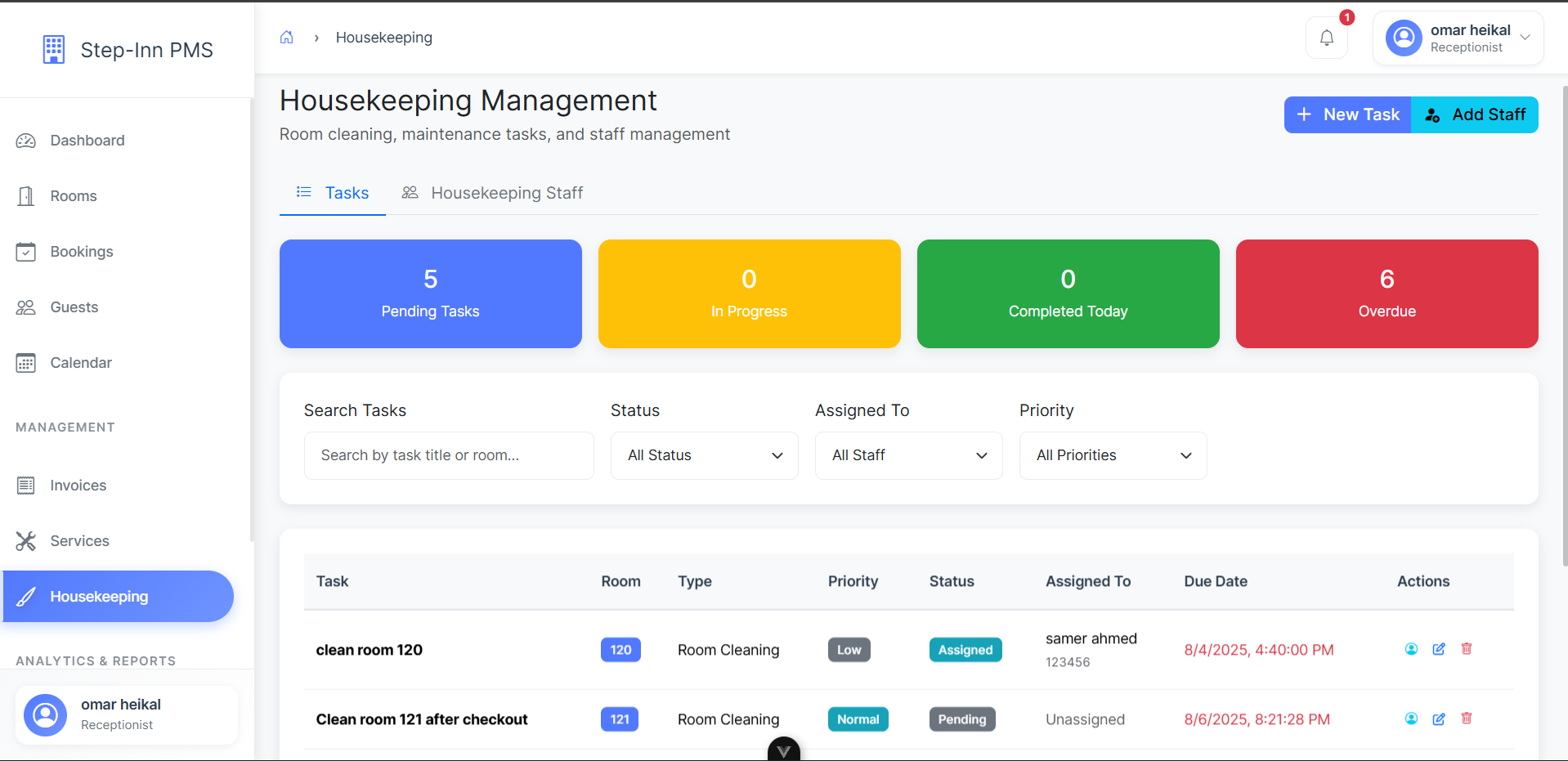 Step-Inn Hotel Management System - Image 9